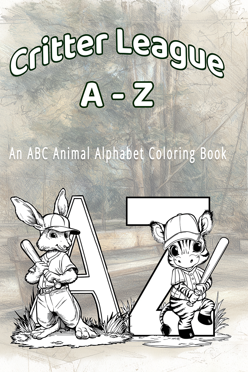 A-Z Critter League Coloring Book